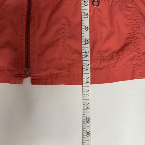 Chico's Salmon Full Zip Windbreaker with Pockets Chico's Size 2 (US Lg/12) EUC - Picture 7 of 7